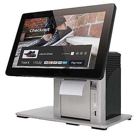 Sisteme POS All in One - Sistem Poindus POS All-in-one VariPOS 311, imprimanta 3", SSD 64GB