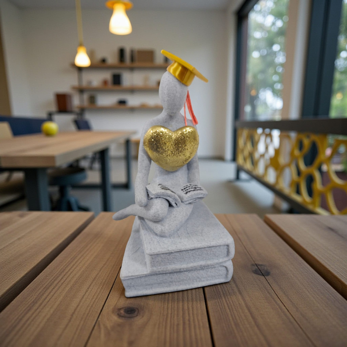 Trofeu Profesor Premium – Print 3D, Lemn și Catifea [3]