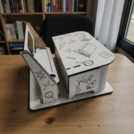 Suport telefon - Descriere produs – Suport telefon & pix (personalizat, gravat laser)