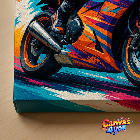 Tablou canvas microfon – explozie de culoare și energie muzicală [3]