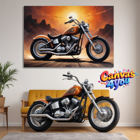 Motociclete - Tablou canvas „Spirit rebel”