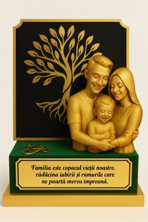 Trofee personalizate - Trofeu Personalizat „Copacul Vieții” – Cadou Premium pentru Familie
