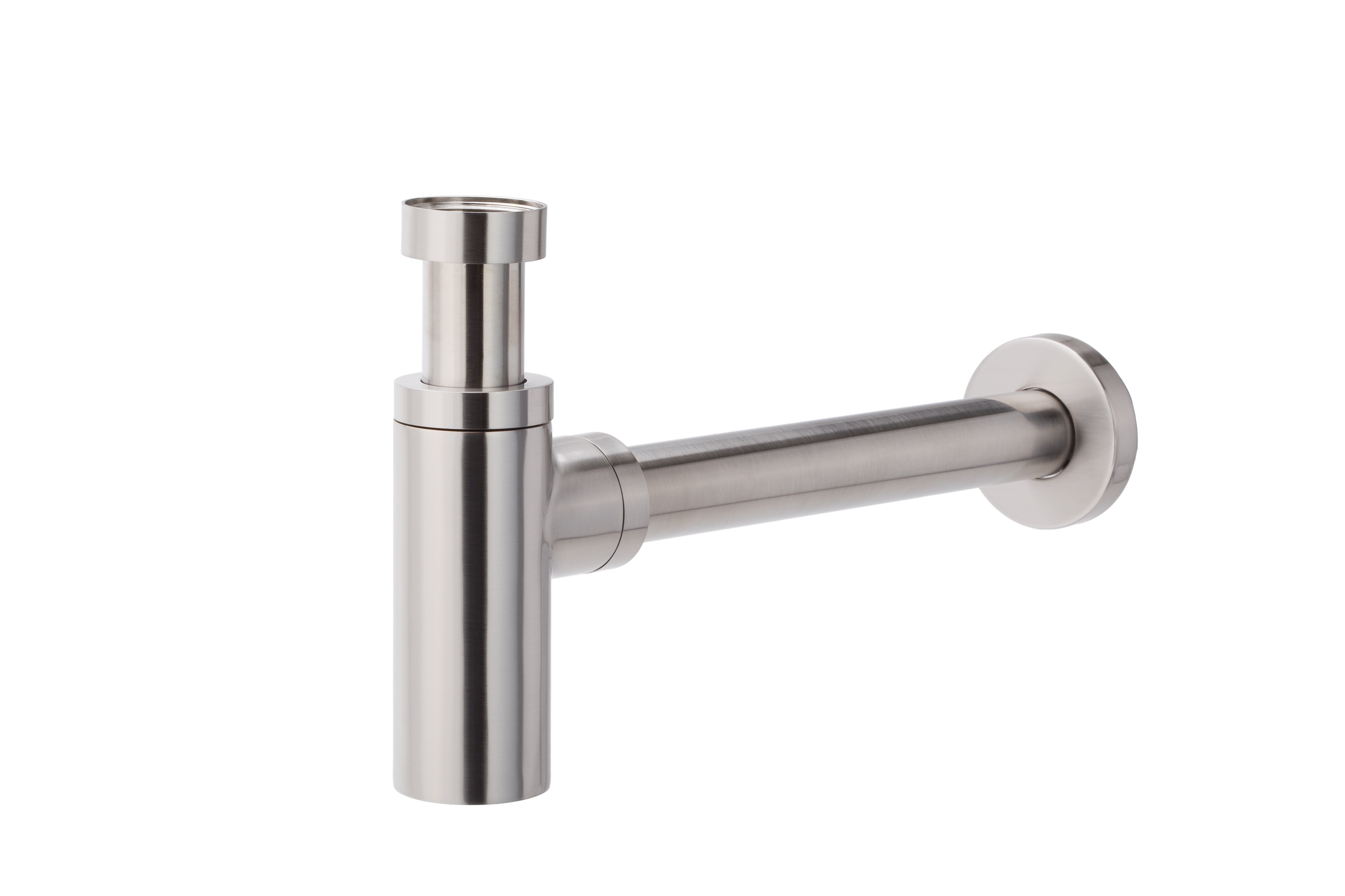 Sifoane - Sifon lavoar cilindric tip butelie Kleome din alama 1 1/4"x32 mm, nichel periat
