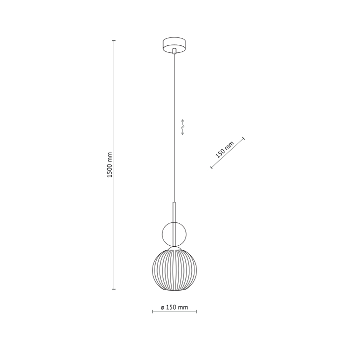 Lampă Suspendată TK Lighting SOPHIA COGNAC WHITE 1xE14 – Varianta 2, Design Modern din Sticlă Cognac Albă și Metal Auriu Satinat [4]