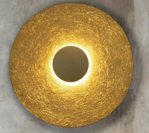 Aplică de Perete SIGMA SOLE M Auriu 40876, Disc  Modern, 1xG9 [1]