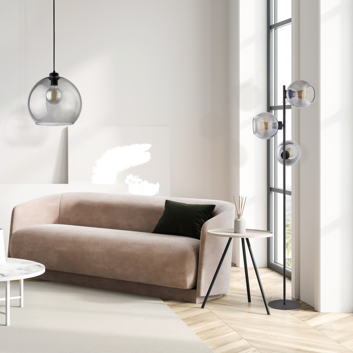 Lampă Suspendată TK Lighting CUBUS Graphite, 1xE27 [2]