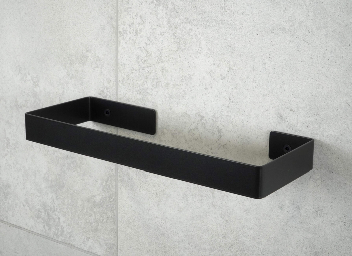 Agățătoare cu montare pe perete, pentru prosoape - 30 cm, Deante, Mokko,Negru [3]