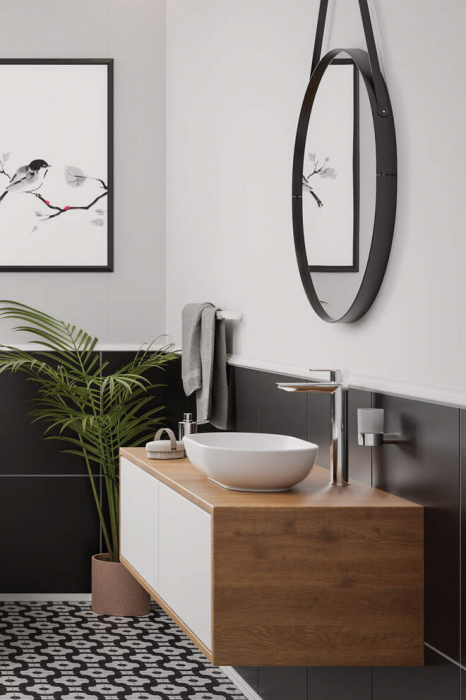 Pahar, montare pe perete [5]