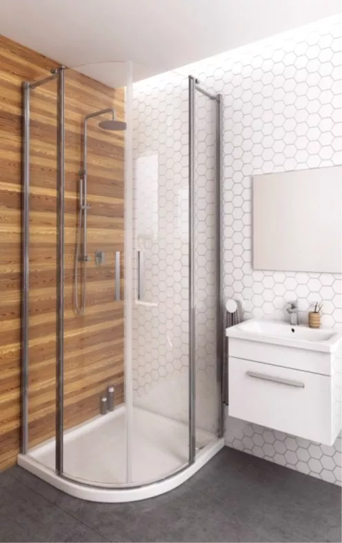 Cabina de duș semirotundă Aquaform Mississippi 80x80 – Elegantă și durabilă [1]