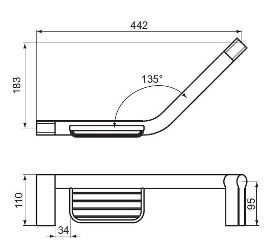 MANER CADA CONNECT45 CM CU SAPUNIERA [2]