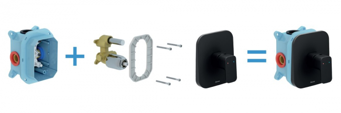 Baterie 10° Free black încastrabilă pentru R-box                                         TD F 066.20 [2]