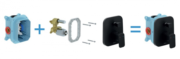 Baterie 10° Free încastrabilă, pentru R-box                                                       TD F 065.20 [2]