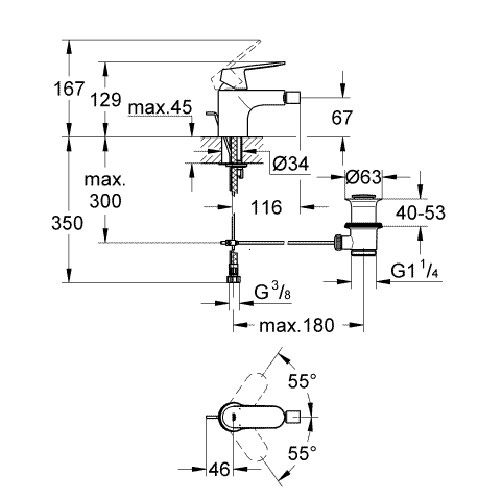 BATERIE BIDEU EUROSMART COSMOPOLITAN S-SIZE [2]