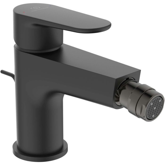 BATERIE BIDEU CERAFINE O SILK BLACK,CU POP-UP METALIC [1]