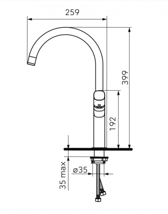 BATERIE BUCATARIE LEBADA MEANDRO, CROM [2]