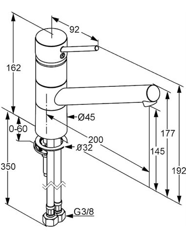 BATERIE BUCATARIE SCOPE  XL  DN 10 CROM [2]