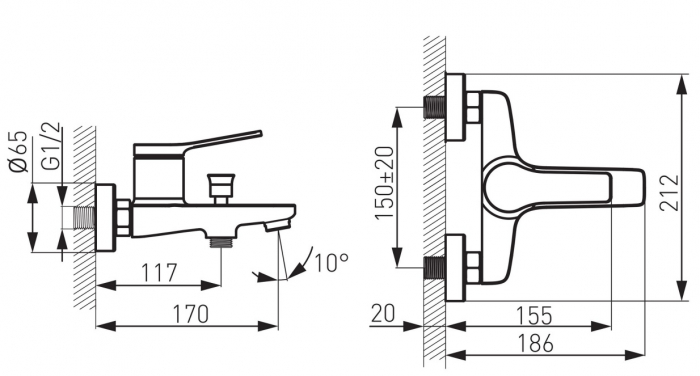 BATERIE CADA/DUS SEPPIA, CROM [2]