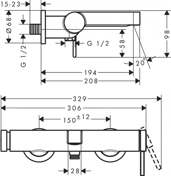 BATERIE CADA FINORIS, CROM [2]