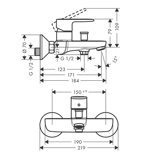 BATERIE CADA VERNIS, MATT BLACK [2]