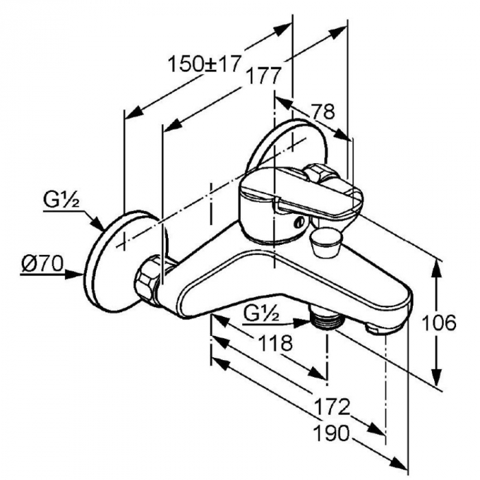 BATERIE MONOCOMANDA CADA-DUS D-VISE CAL. I [2]