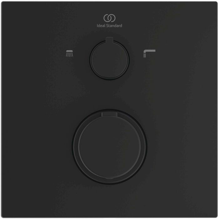 ORNAMENT BATERIE CADA/DUS CERATHERM C100 TERMOSTATICA SILK BLACK(PENTRU A100NU) [1]