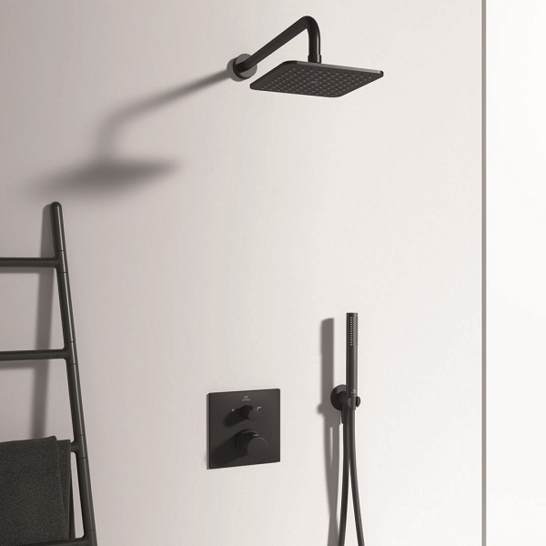 ORNAMENT BATERIE CADA/DUS CERATHERM C100 TERMOSTATICA SILK BLACK(PENTRU A100NU) [3]