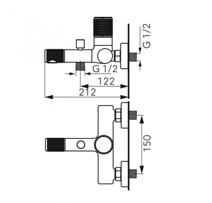 Baterie de cada FDesign Ardesia, negru-aur roz [2]