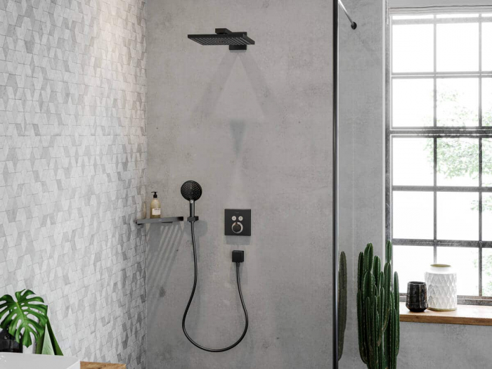 ORNAMENT DUS TERMOSTATIC SHOWER SELECT 2 IESIRI (PENTRU IBOX UNIV.), MATT BLACK [2]