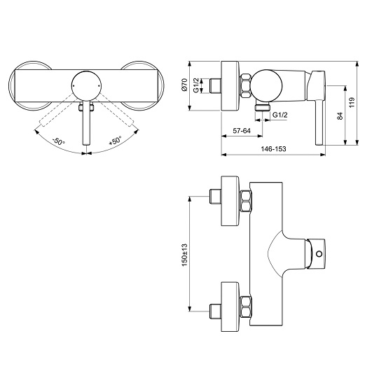 BATERIE DUS CERALINE SILK BLACK [4]