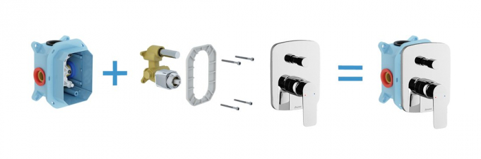 Baterie încastrabila Classic fără comutator  CL 065.00 [2]