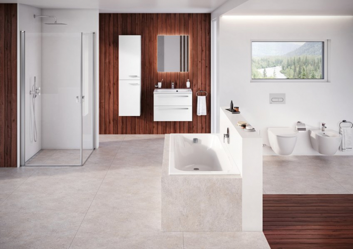 Baterie încastrabilă cu termostat cadă/dus Chrome CR 063.00 [4]