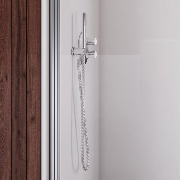 Baterie încastrabilă cu termostat Chrome pentru duș  CR 064.00 [3]