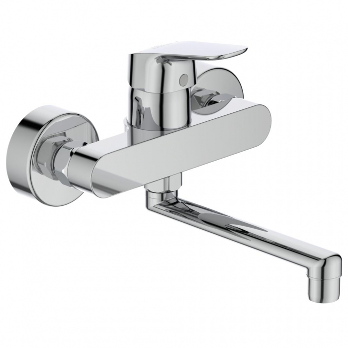 BATERIE LAVOAR CERAFLEX  CU PIPA LUNGA SI PRINDERE IN PERETE [1]