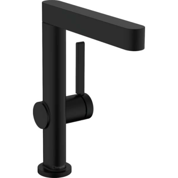 BATERIE LAVOAR FINORIS 230 CU VENTIL PUSH-OPEN, NEGRU MAT [1]