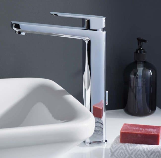 BATERIE LAVOAR TONIC II PIPA INALTA TIP VESSEL CU VENTIL [2]