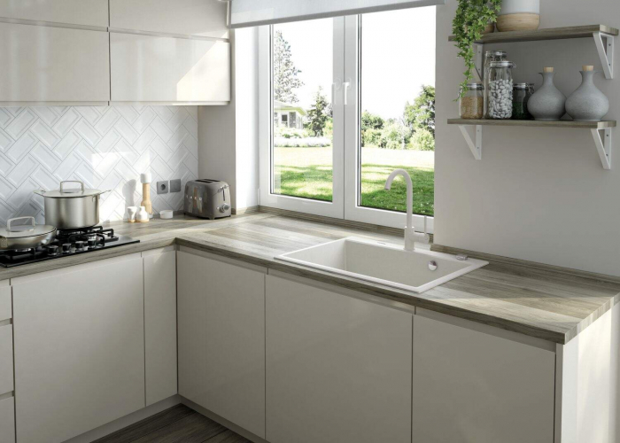 Baterie pentru bucătărie, Deante, Milin,WHITE [6]