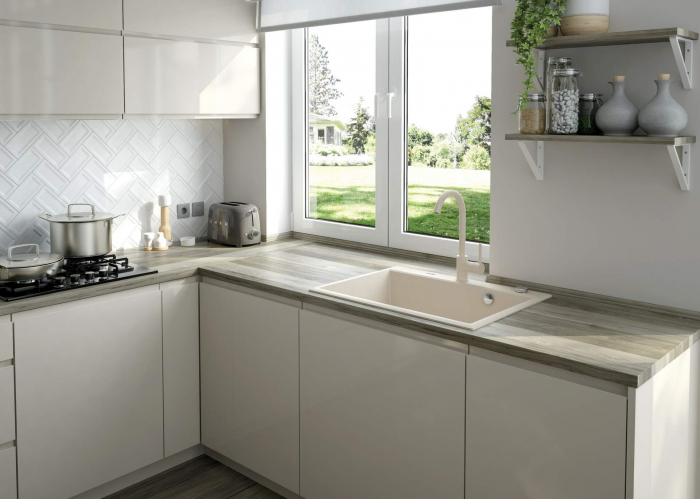 Baterie pentru bucătărie, Deante, Milin,WHITE [3]