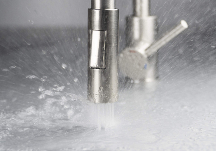 Baterie pentru bucătărie, cu pipă elastică - 2 Funcții,Neo [5]