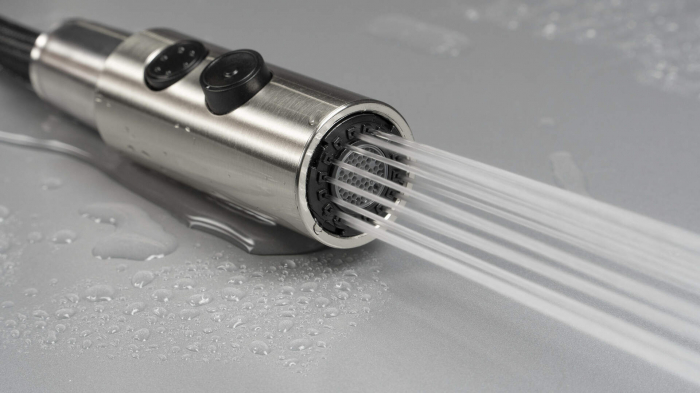 Baterie pentru bucătărie, cu pipă extractibilă - 2 Funcții [4]