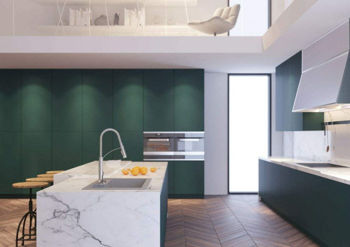 Baterie pentru bucătărie, cu pipă elastică - 2 Funcții [4]