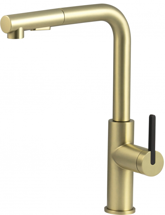 Baterie pentru bucătărie, cu pipă extractibilă [1]
