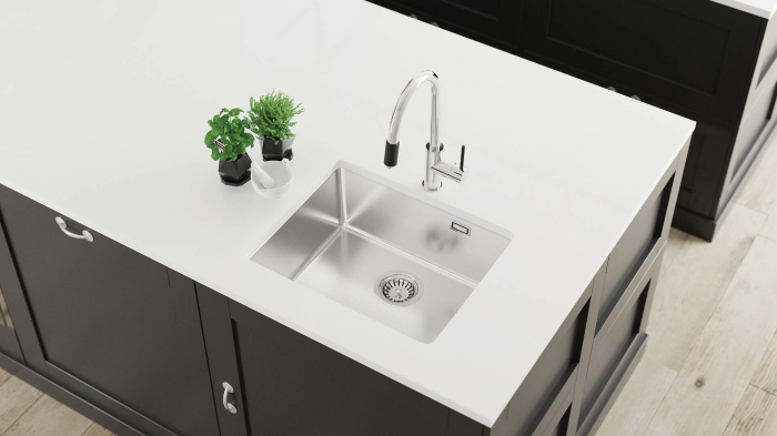 Chiuvetă din inox, 1-cuvă [8]