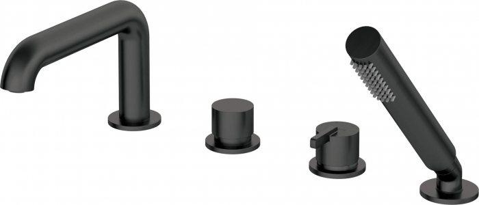 Baterie pentru cadă, 4-orificii, cu set de duș [1]