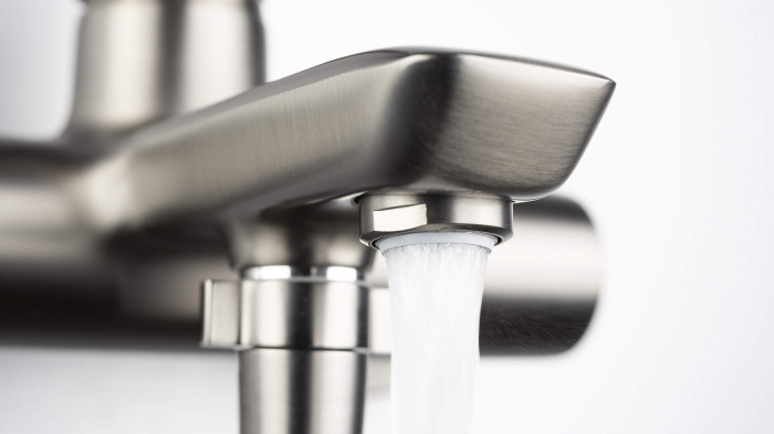 Baterie pentru cadă, montare pe perete, Deante, ,titan [2]