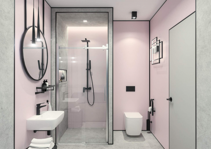 Pălărie de duș, cu baterie de duș [2]