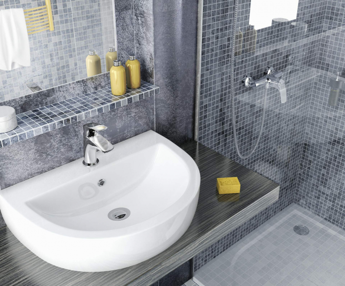 Baterie pentru chiuvetă, Deante, Cynia,Cromat [4]