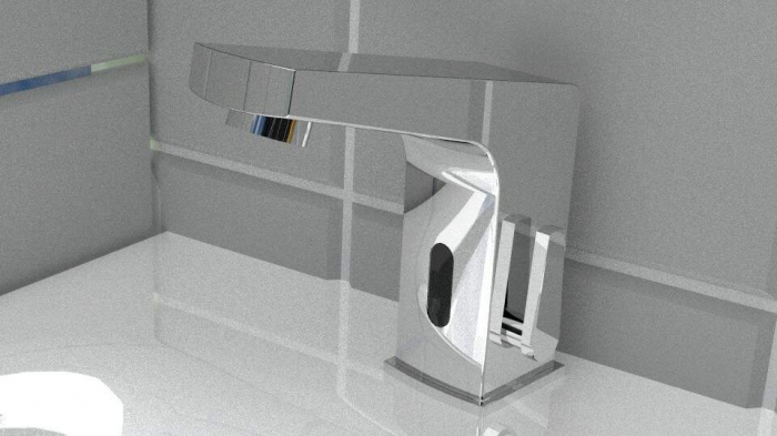 Baterie pentru chiuvetă, fără contact direct, cu reglarea temperaturii - 4xAA [3]