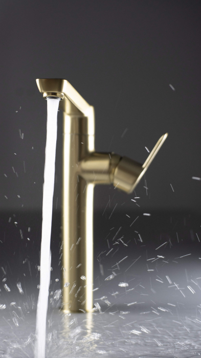 Baterie pentru chiuvetă, înalt [2]