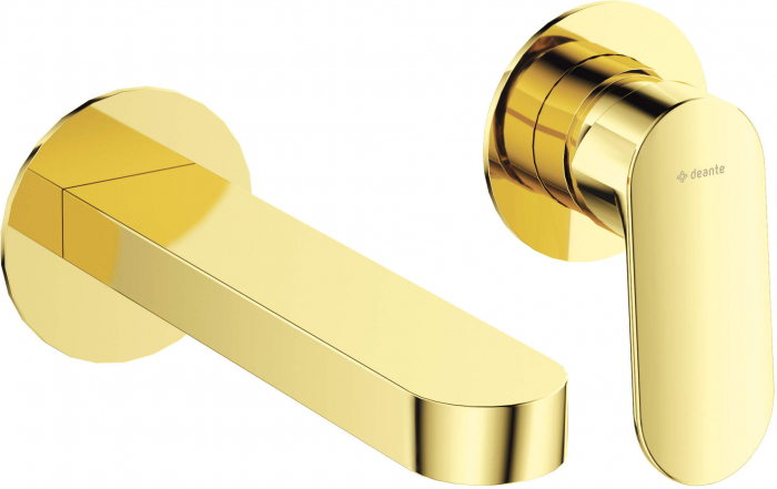 Baterie pentru chiuvetă, îngropat, 2-Alpinia Deante ,auriu lucios [1]