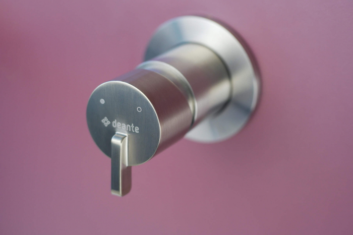 Baterie pentru chiuvetă, îngropat, Deante, Silia,inox satinat [5]